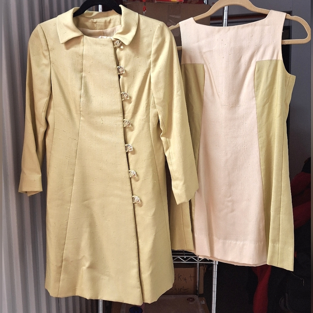 🌾Mam’selle by Betty Carol🌾 1960s Vintage Suit Dress & Matching Coat